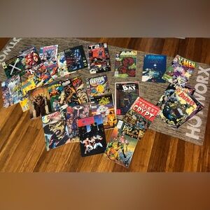Vintage Comic Book Lot - Marvel, Batman & Horror, etc.